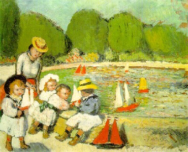 Pablo Picasso Classical Oil Paintings The Pool Of Tuileries - Click Image to Close